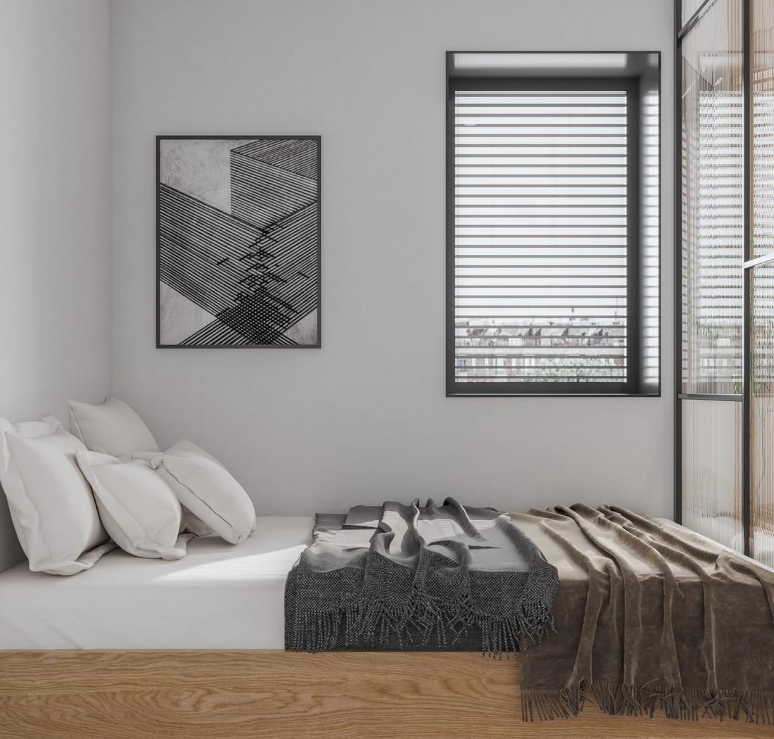 北京海淀 67 平米旧房简约风改造,自然舒适的生活空间-21