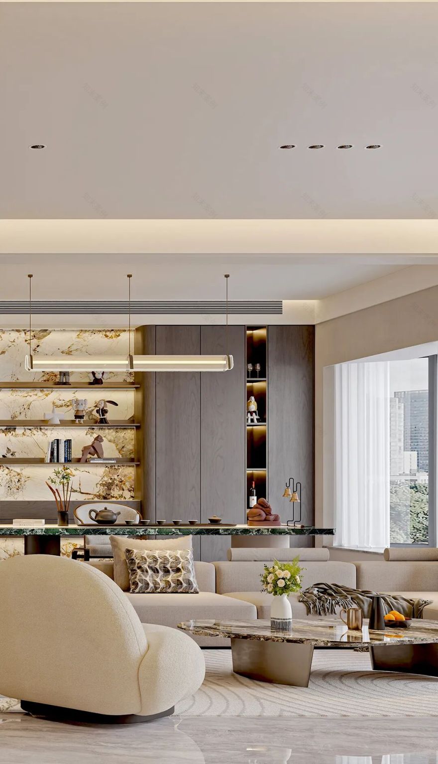 永安新作丨豪园居175M²【木纹之语·岩纹之声】-60