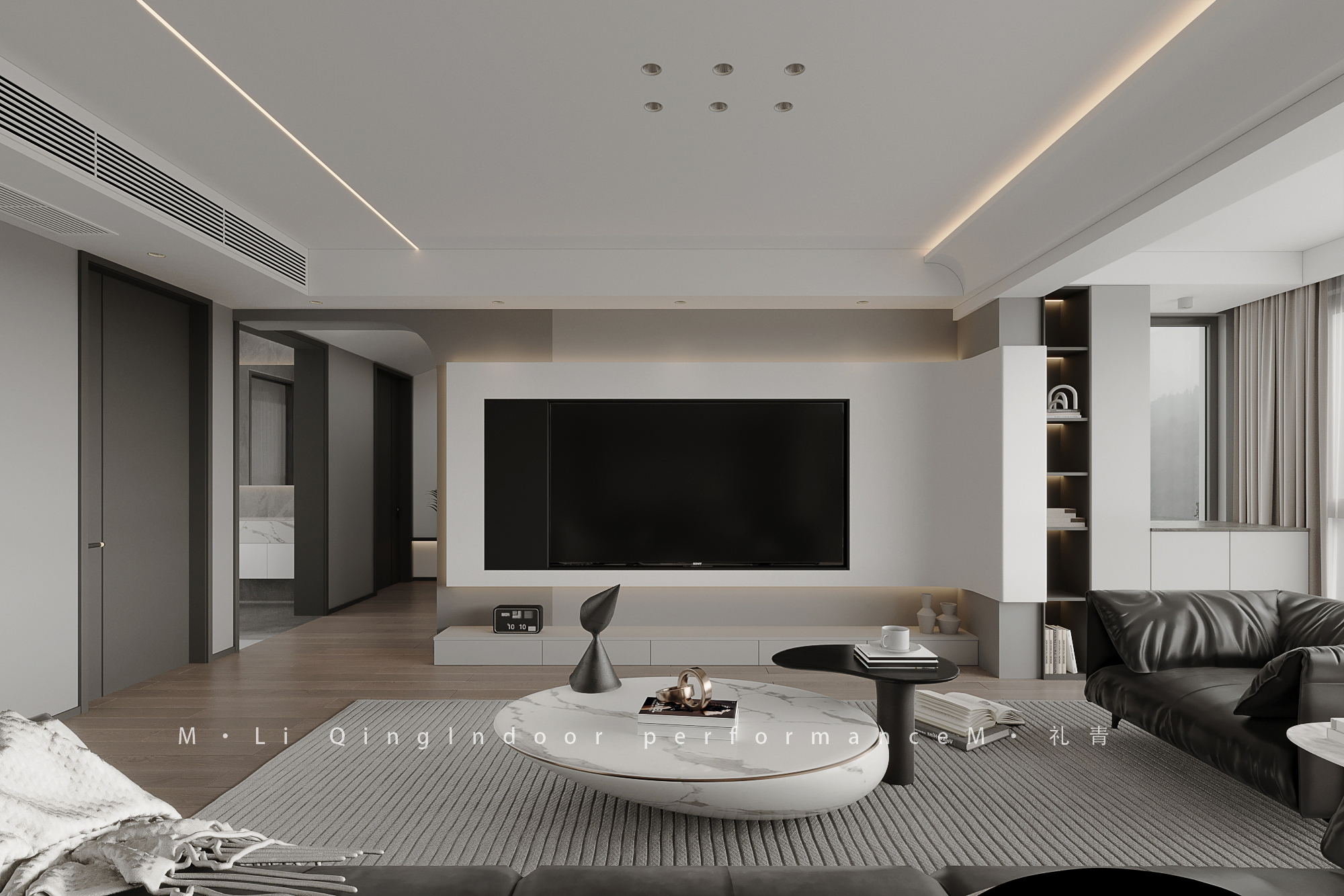 客餐厅——现代风格-6