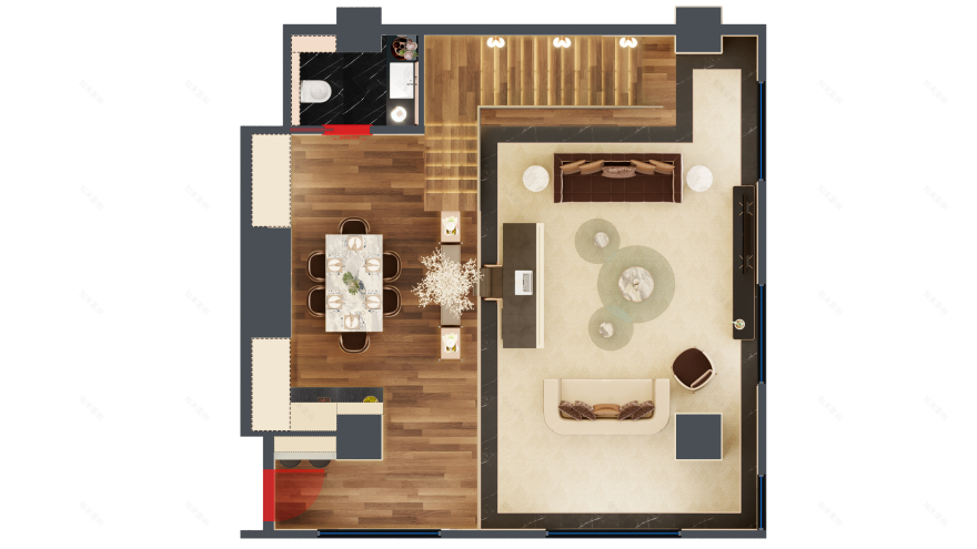 家庭工作空间区域丨土耳其安卡拉-24