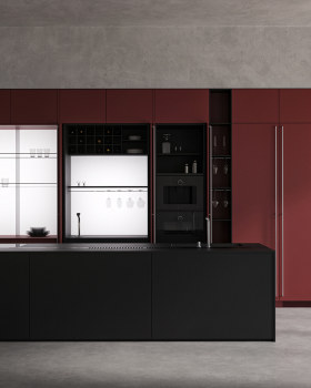 Red & Black Kitchen Catalog Visualization