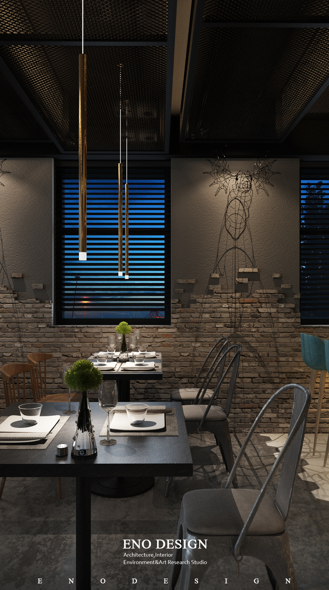 融合趋势的餐酒吧设计-5