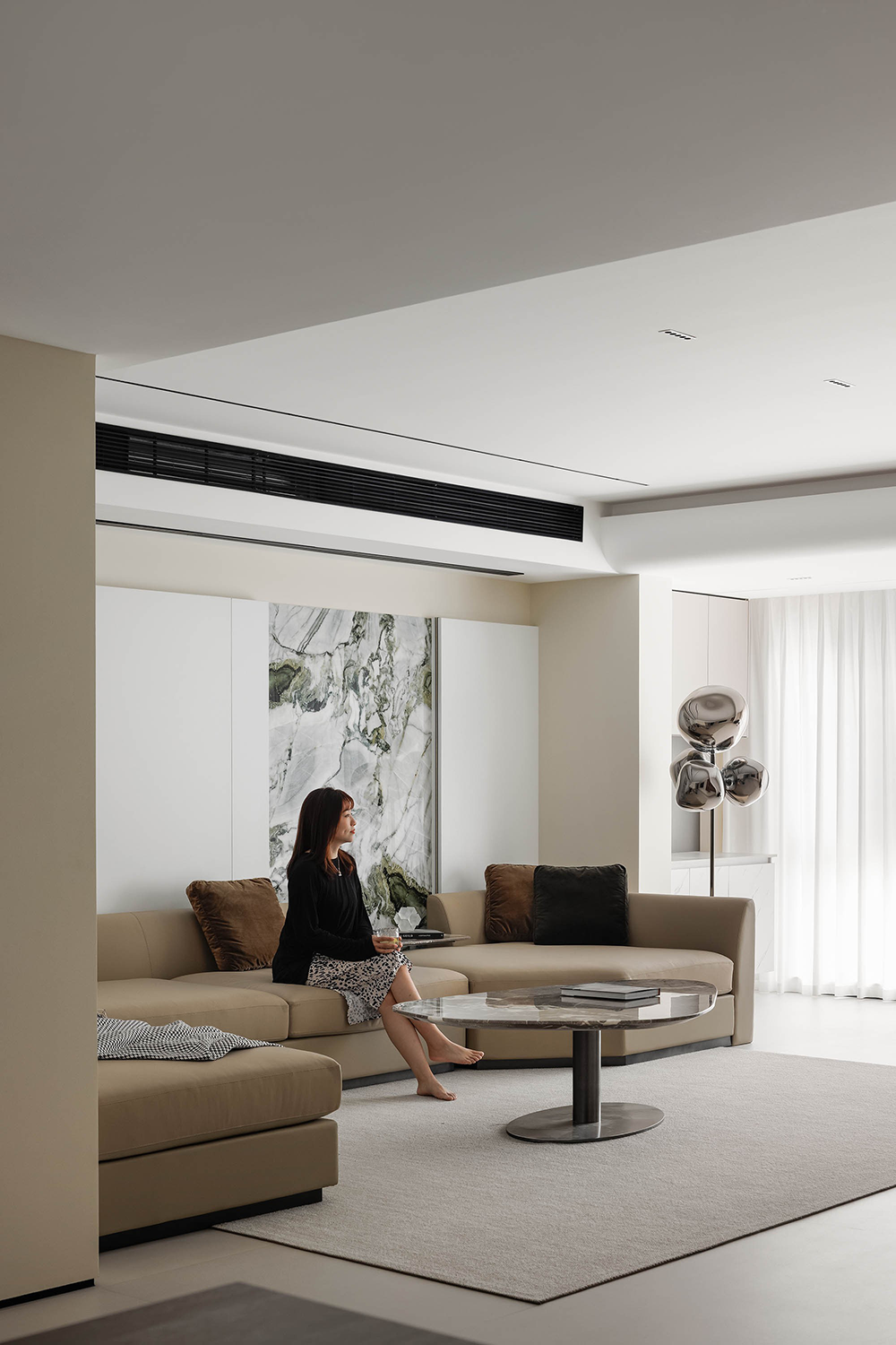 现代简约私宅空间设计丨科盛装饰设计-2