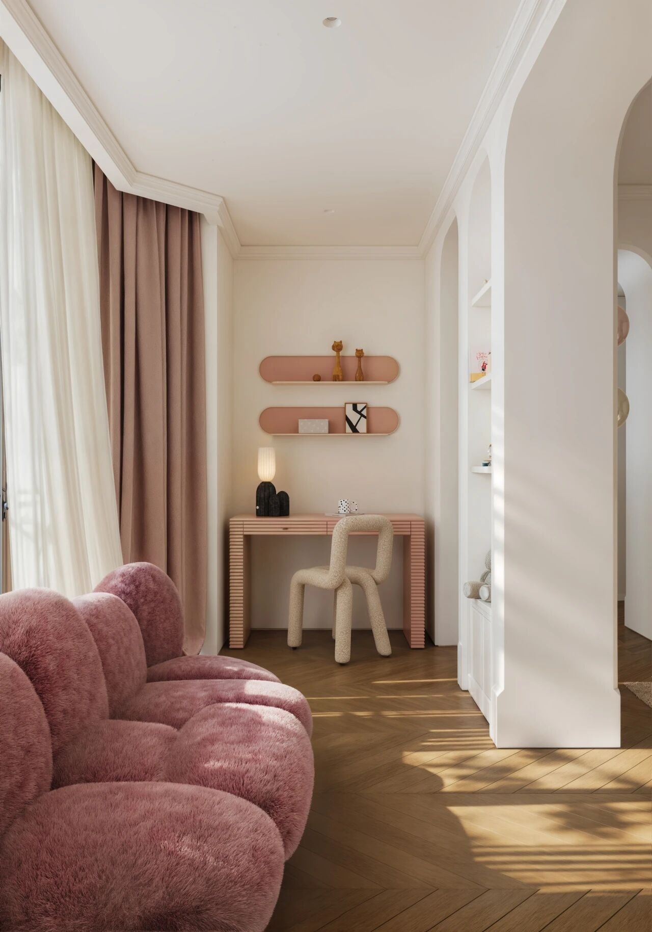 重庆紫檀庄园1300m²曲境别墅丨中国重庆丨美及空间设计-66