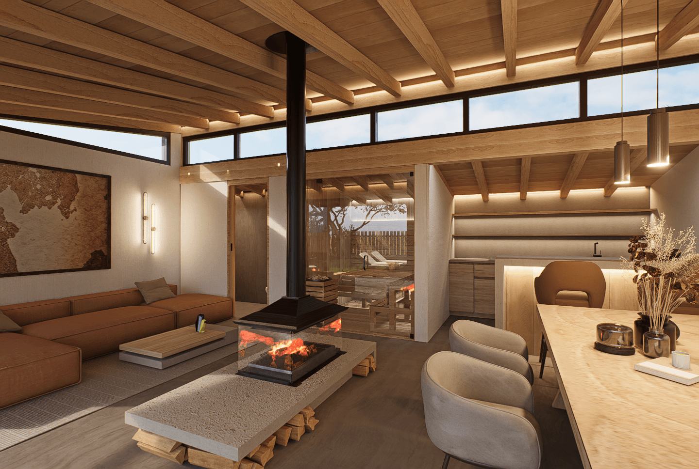 40 m² Relax House | Minimal Wooden Retreat-25