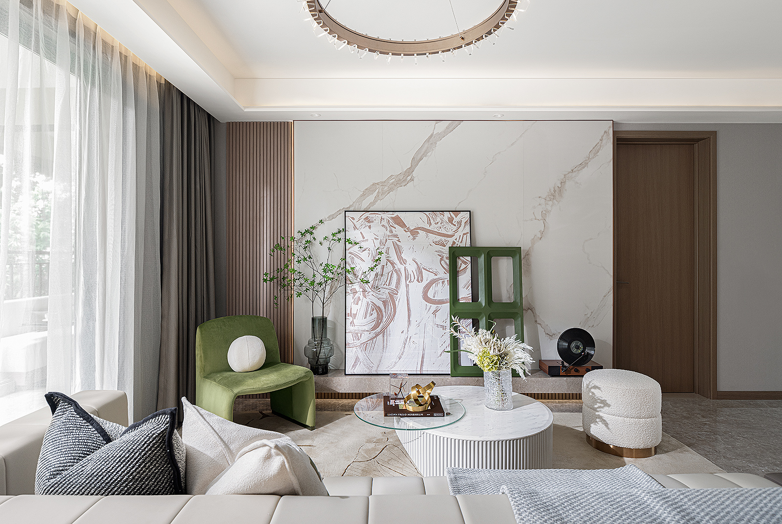 郑州探秘自然主题的住宅样板间丨中国郑州丨UMA 伍玛设计-8