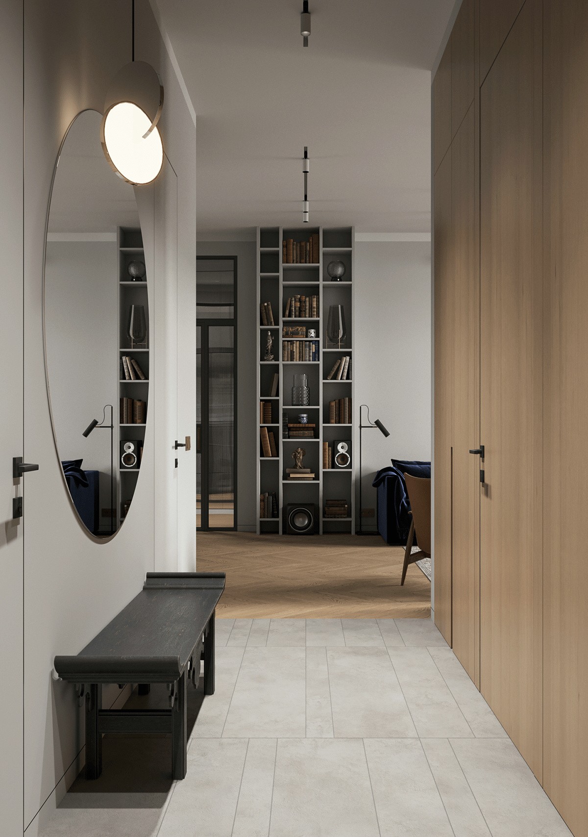 极简优雅的 106㎡无欲无求之家-4