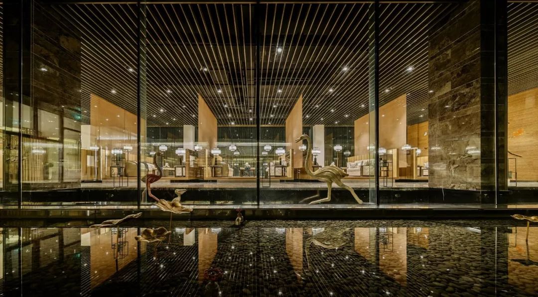 水元素+千鸟飞翔，精致震撼的当代写意！ 达观国际设计事务所-18