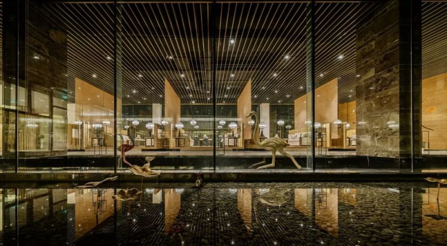 水元素+千鸟飞翔,精致震撼的当代写意! 达观国际设计事务所-18