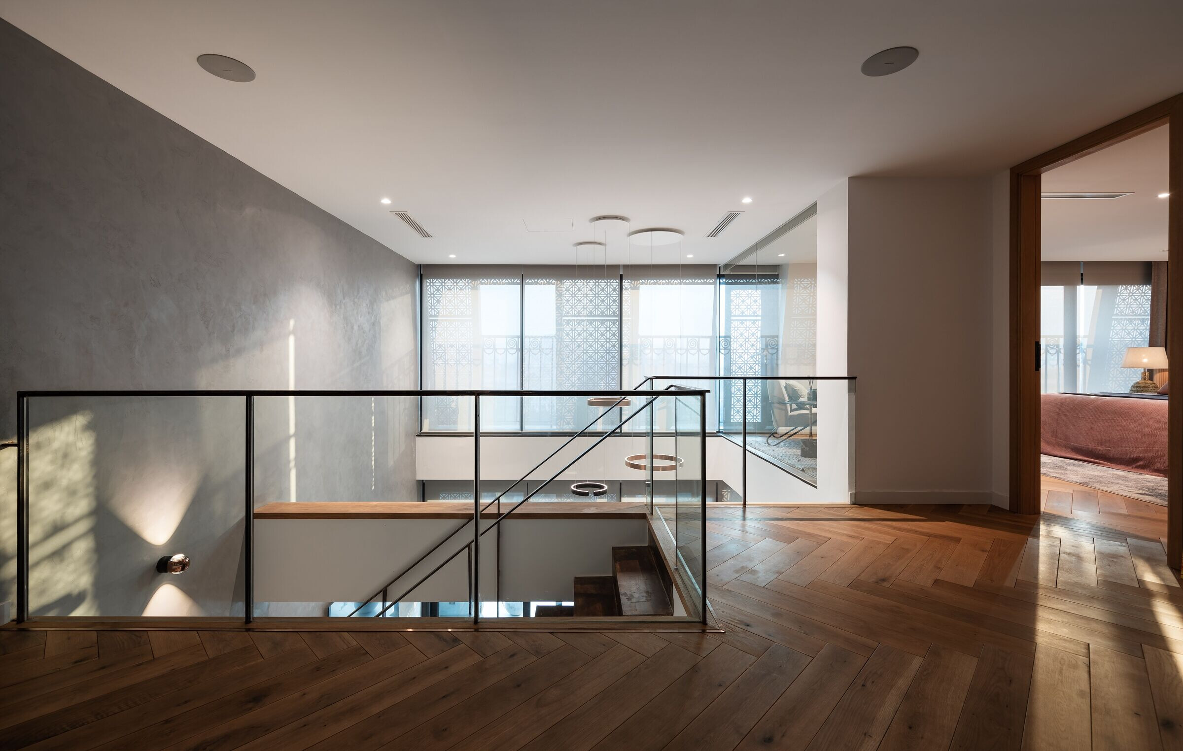 越南河内工业风顶层公寓设计丨VietDECOR-19