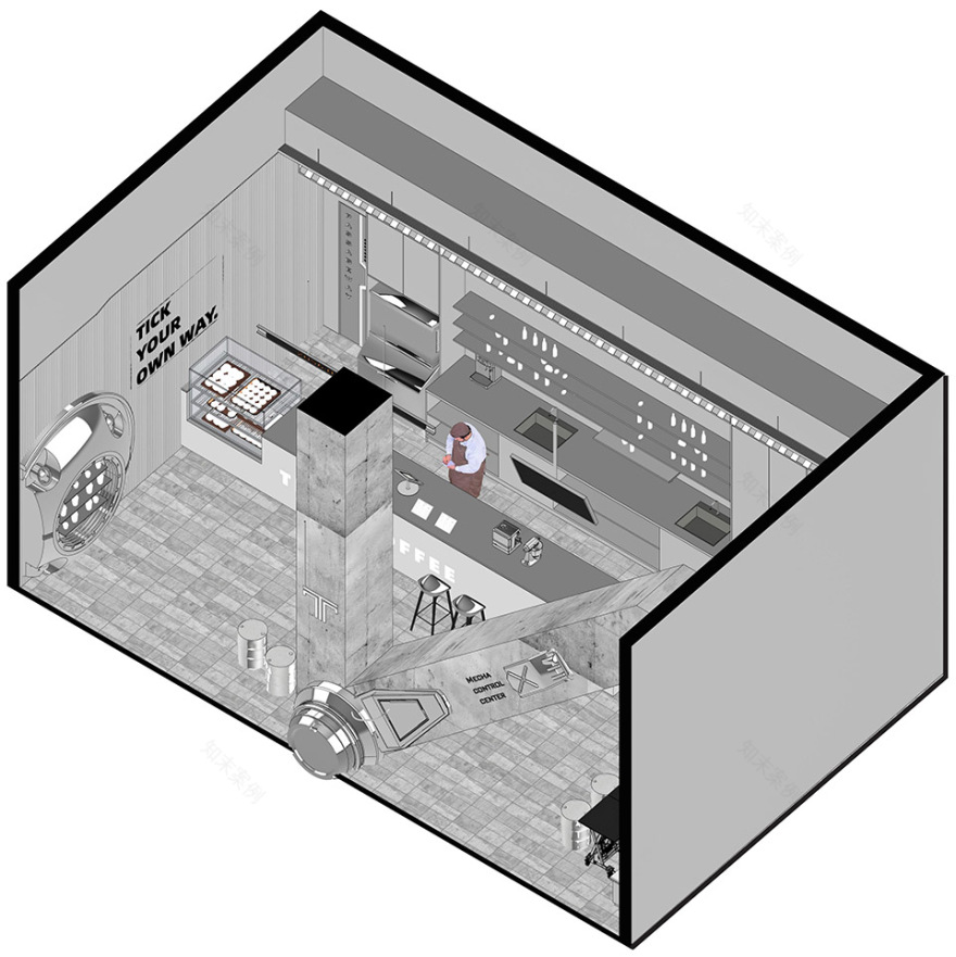 Ticle Coffee系列店设计丨中国沈阳丨大观建筑设计-54