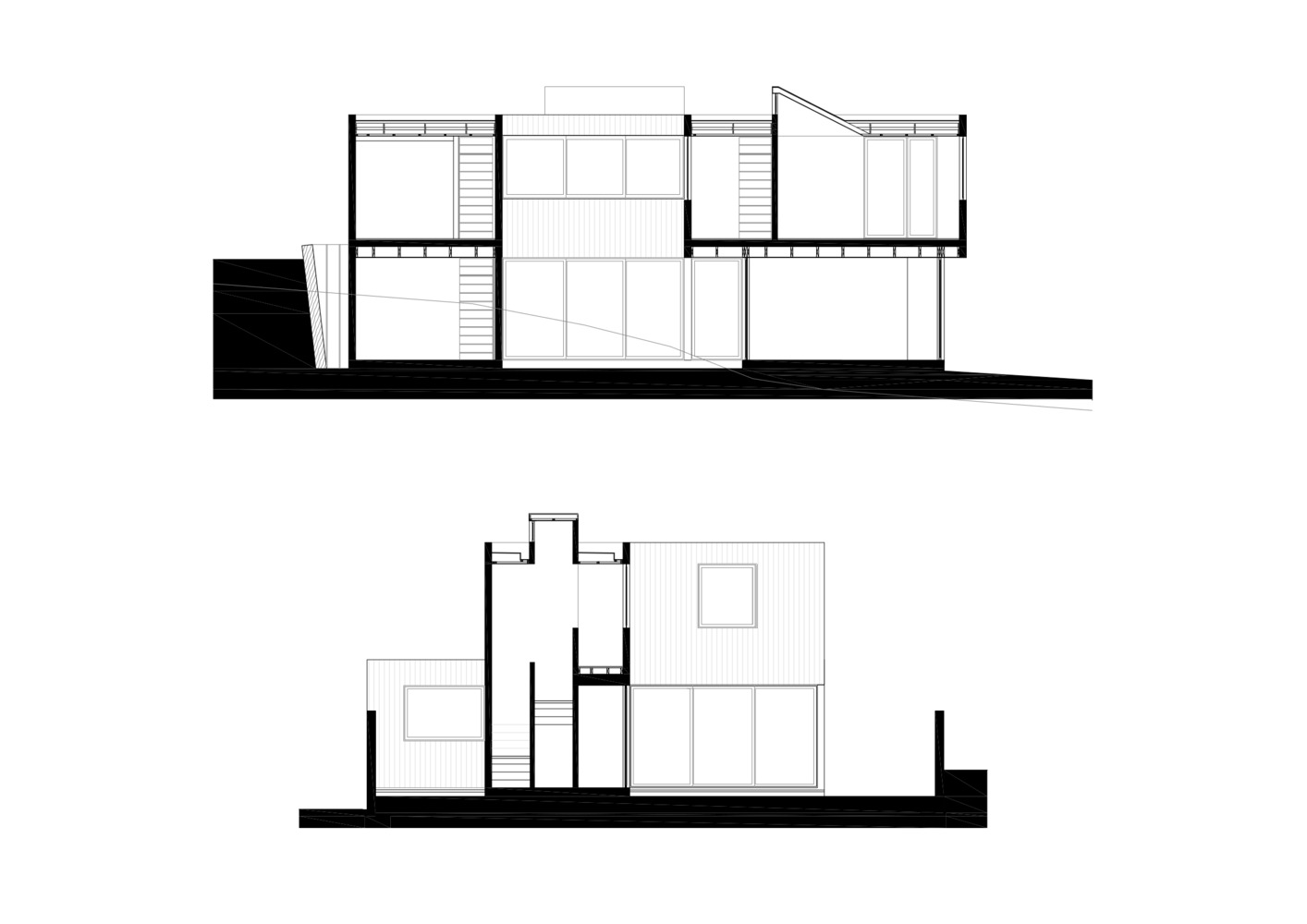 背海而立的双庭院之家-16