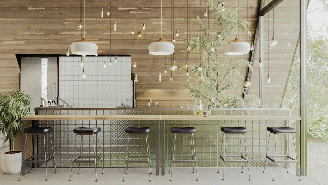 温暖之源,永恒之美·城市温馨咖啡店设计-9