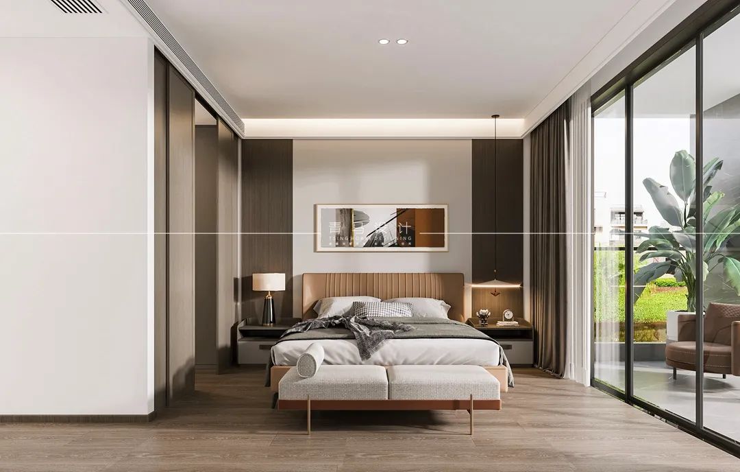 御河上院现代下叠别墅设计丨中国西安丨青马别墅设计-32