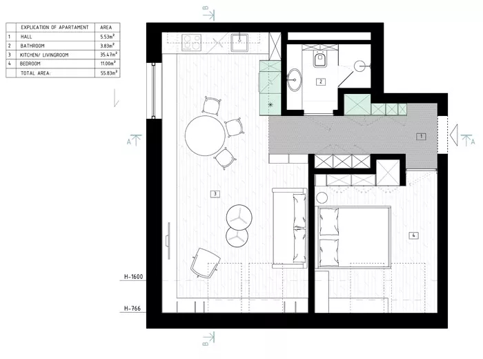 立陶宛出租屋改造  Vaida Atkocaityte-26