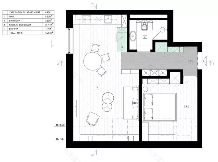 立陶宛出租屋改造 Vaida Atkocaityte-26