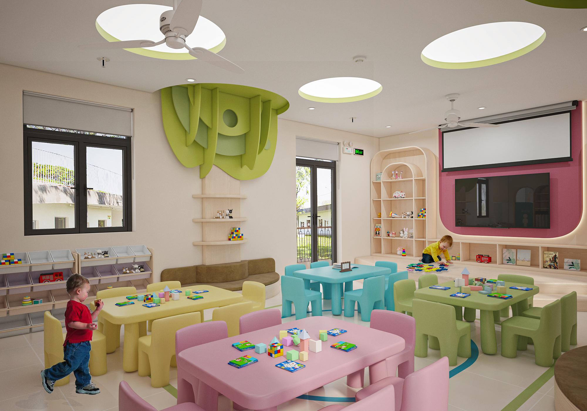 PRESCHOOL CLASS（幼儿园班级设计项目）丨越南丨CTY MERRY HOME-2