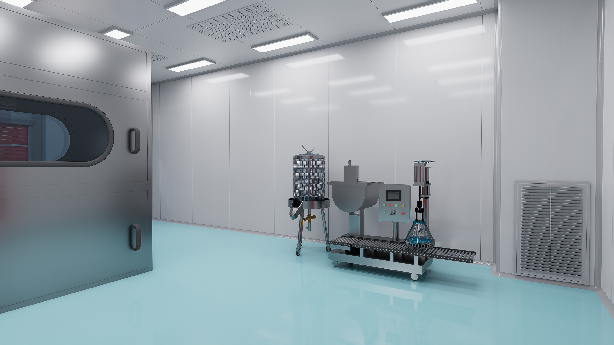 净化车间效果图相关BIM服务项目丨BIM工程服务-5
