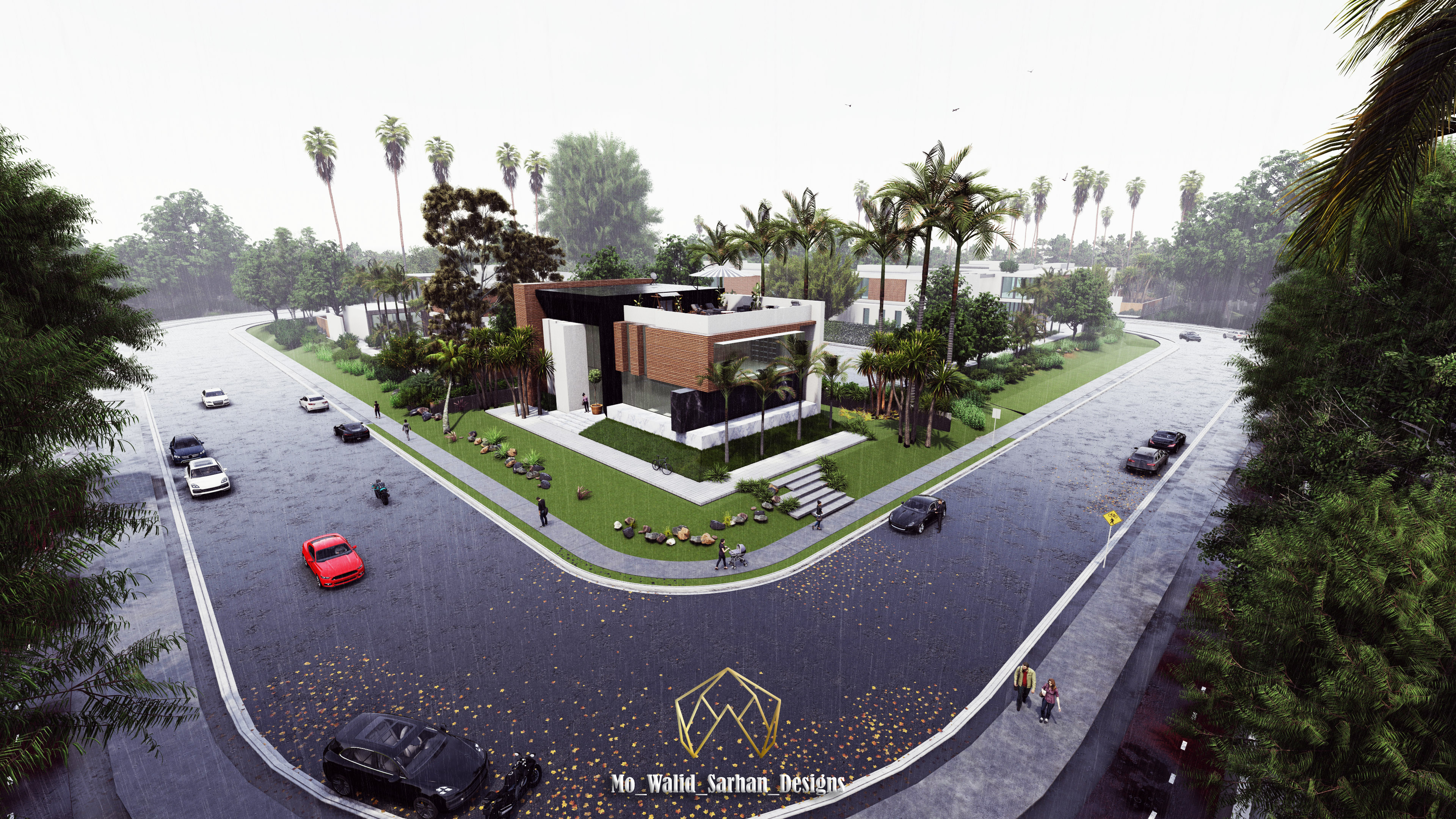 Villa (sketch up + lumion)-0