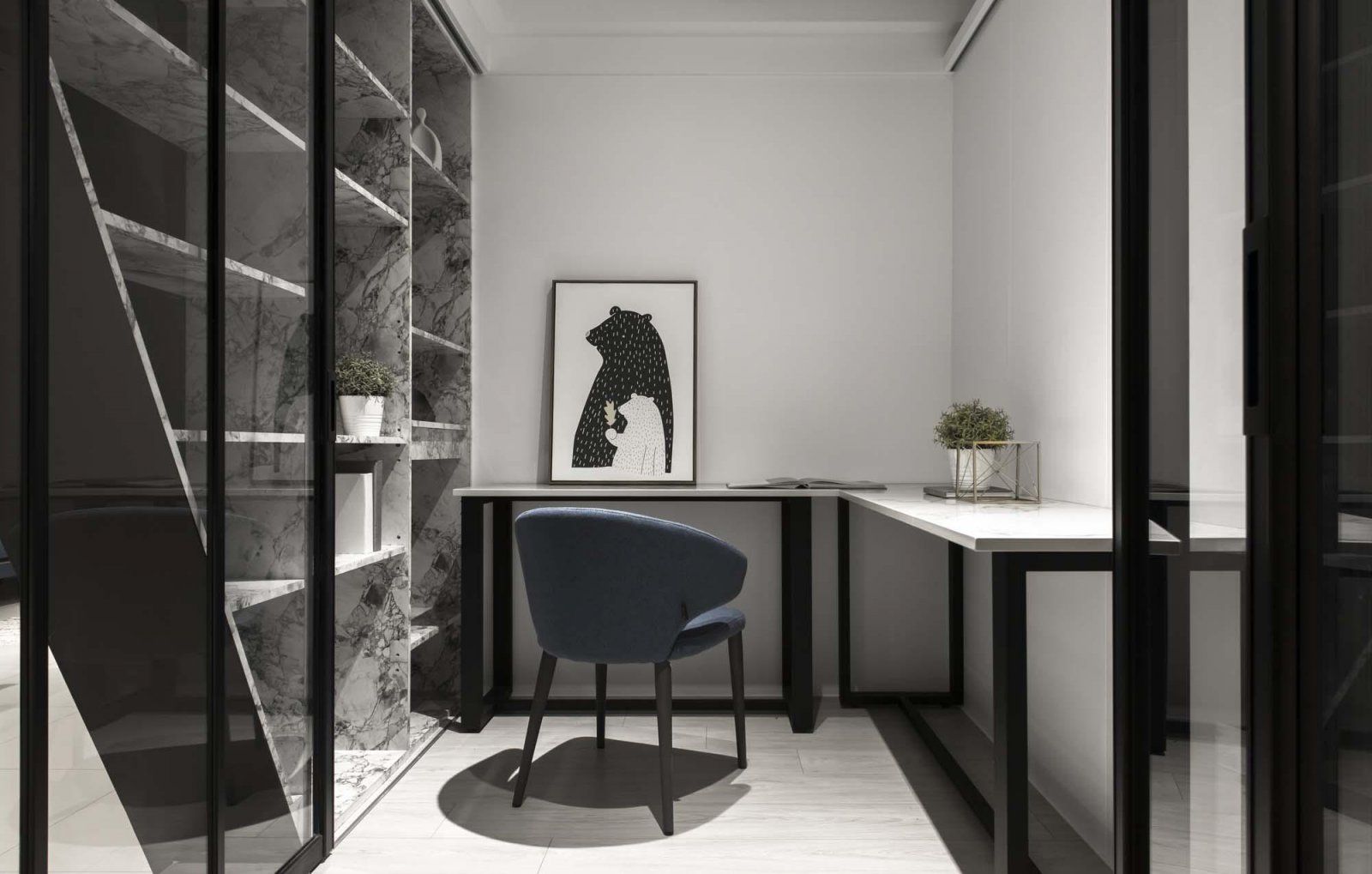 Return 玩转大理石+木质搭配家居！  橡树空间设计-12