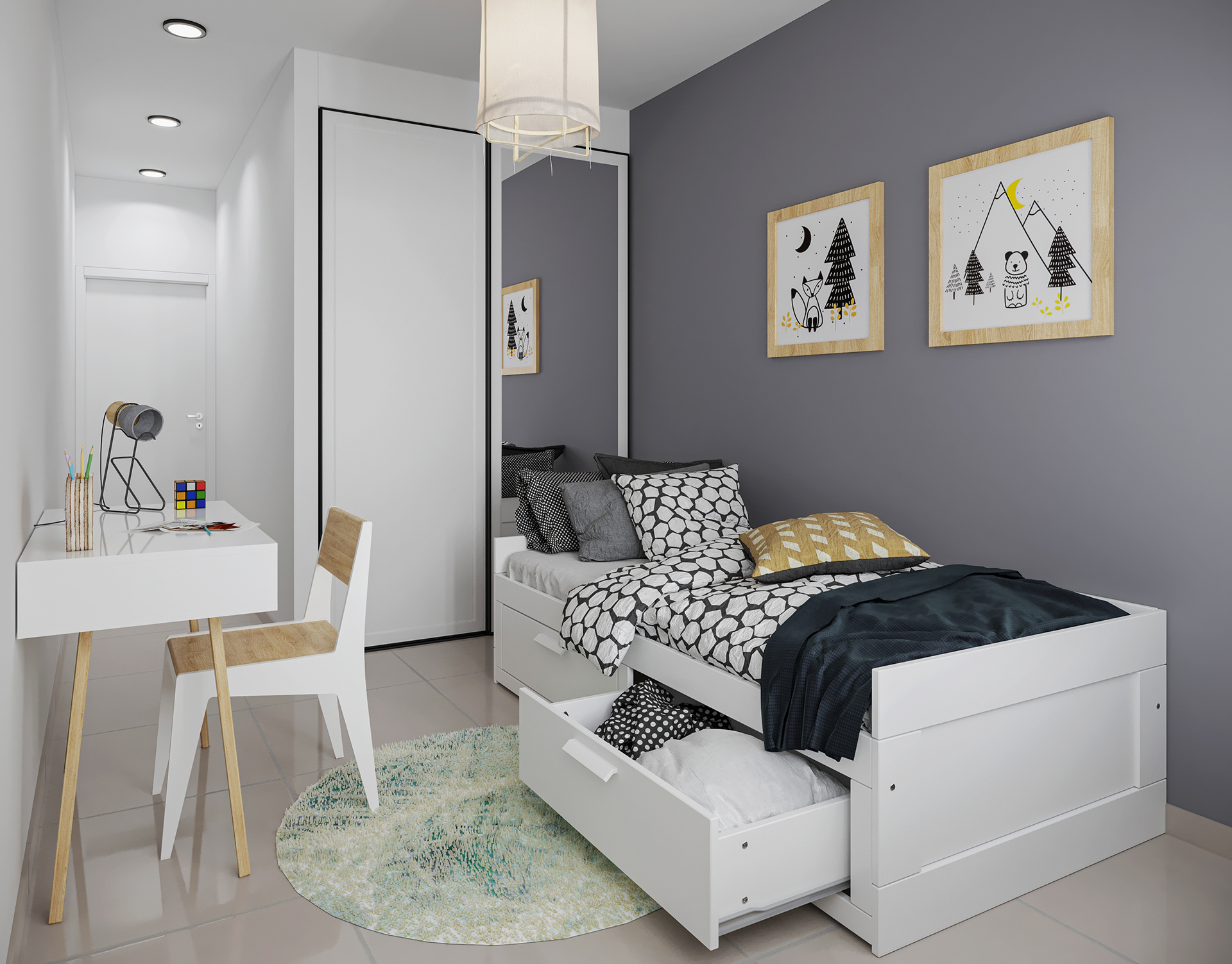 Renders Interiores y Exteriores V.A-3