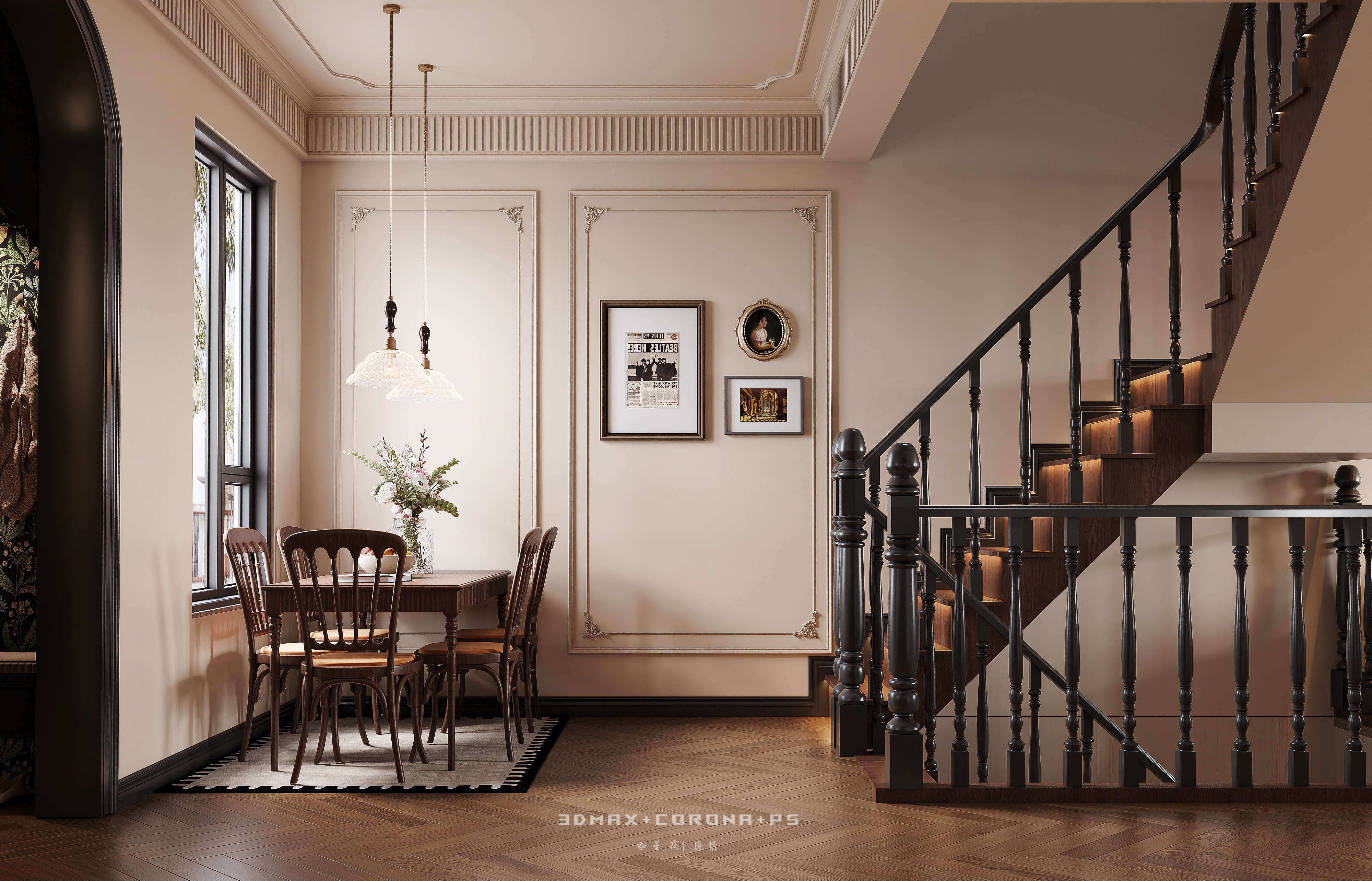 『复古韵 奶油调』 空间的高阶温柔表达-5