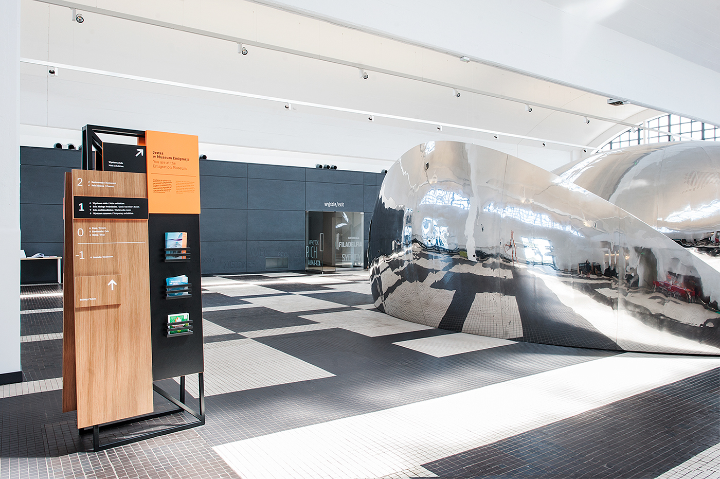 波波兰移民博物馆的导视设计-20