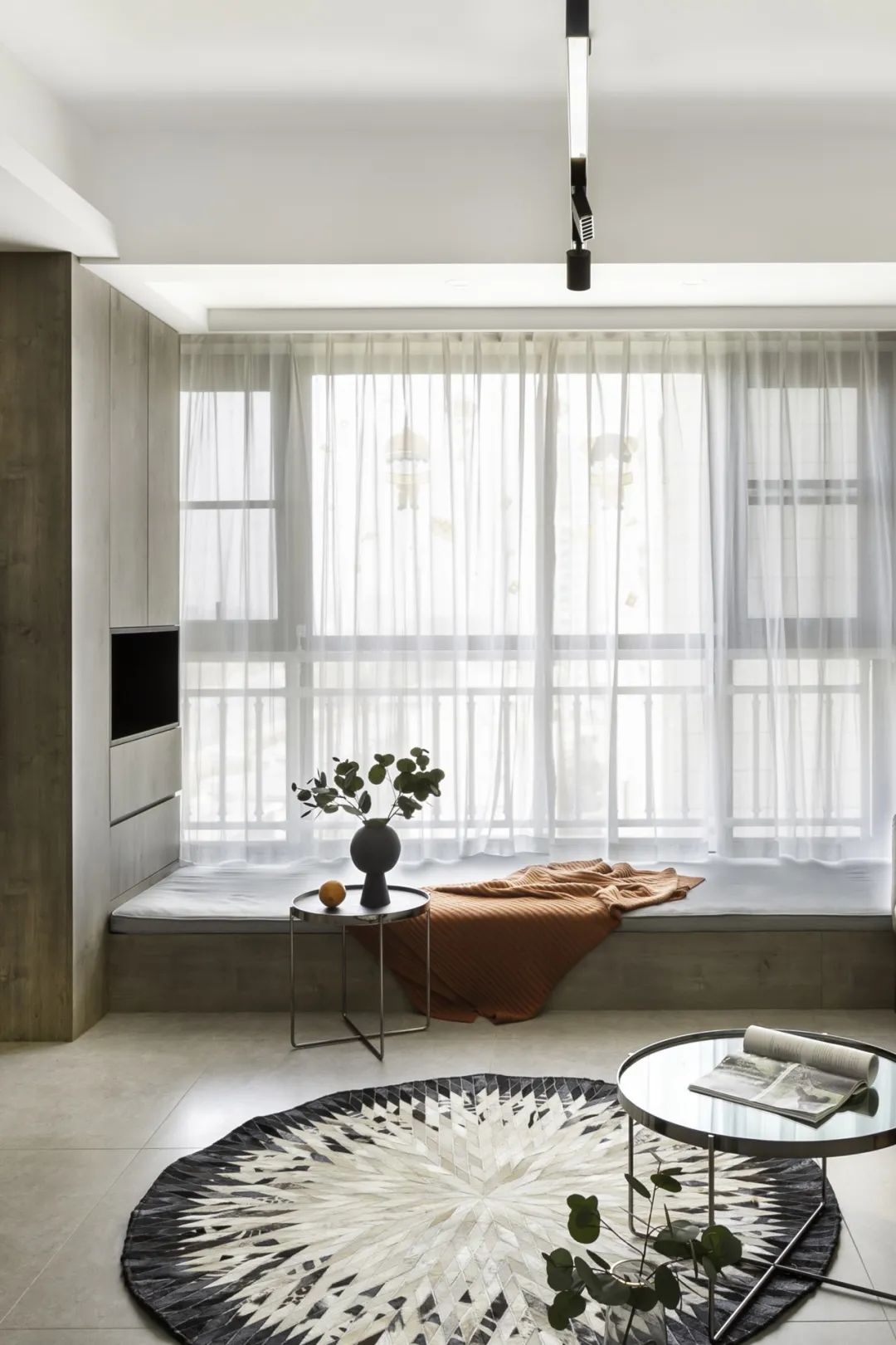 雅盛·城市嘉园 | 现代简约三居室,定制原木柜体构建温暖氛围-33