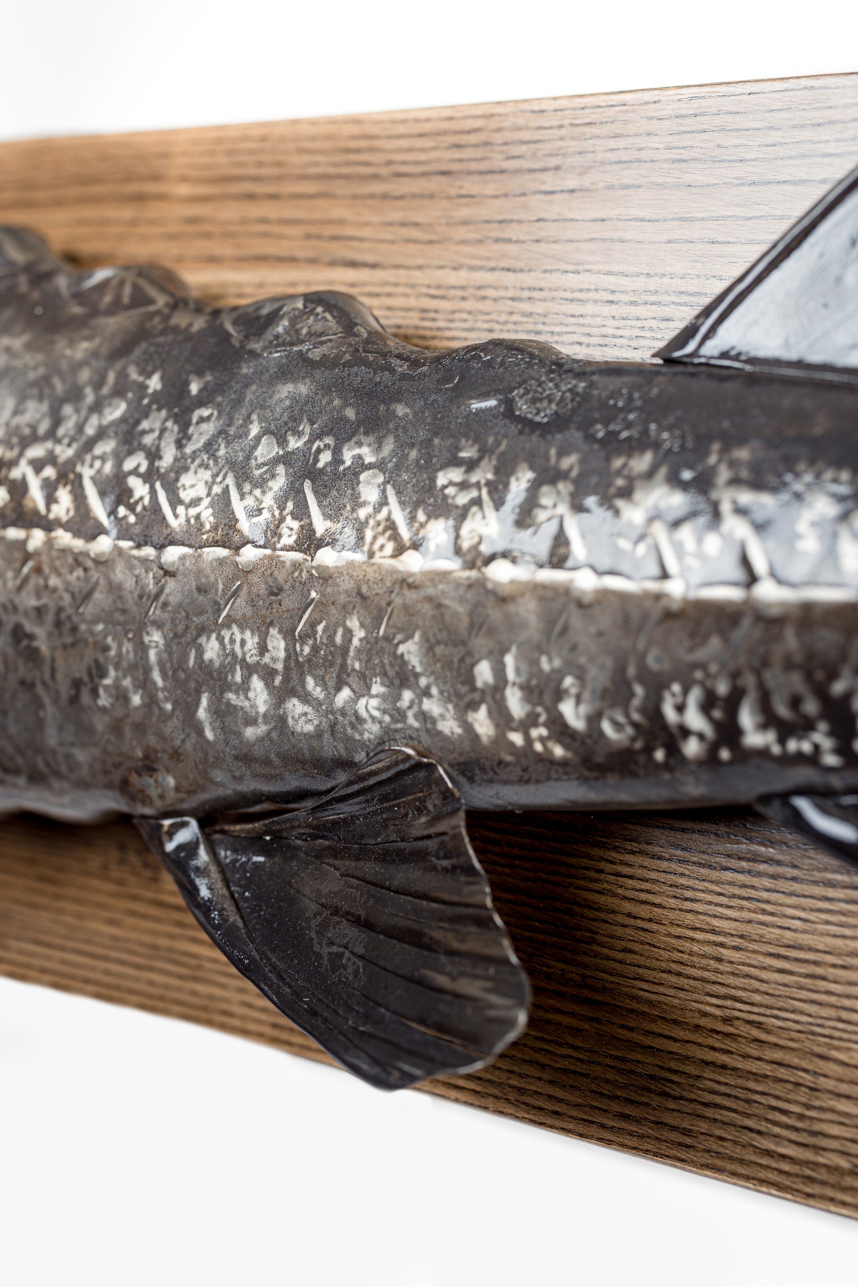 Стерлядь настенная из нержавеющей стали-9