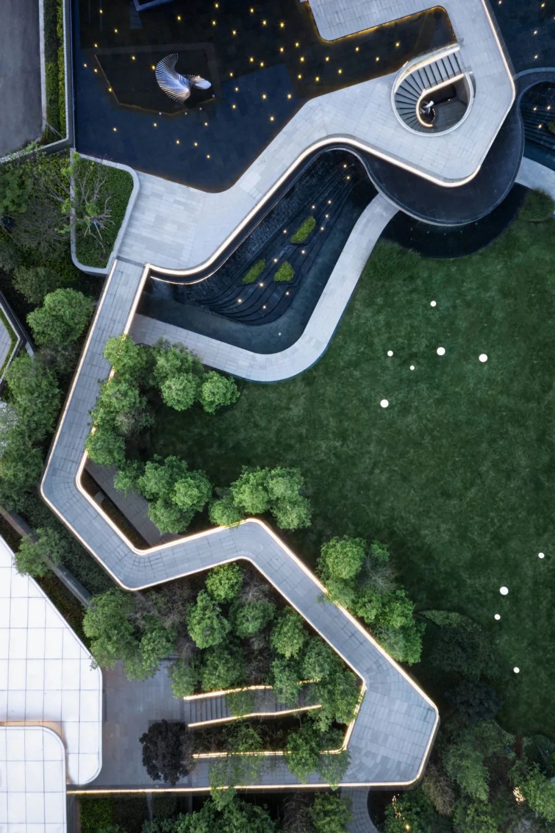 月华倾泻,山水画卷——北辰·经开优++ 的景观设计魅力-21