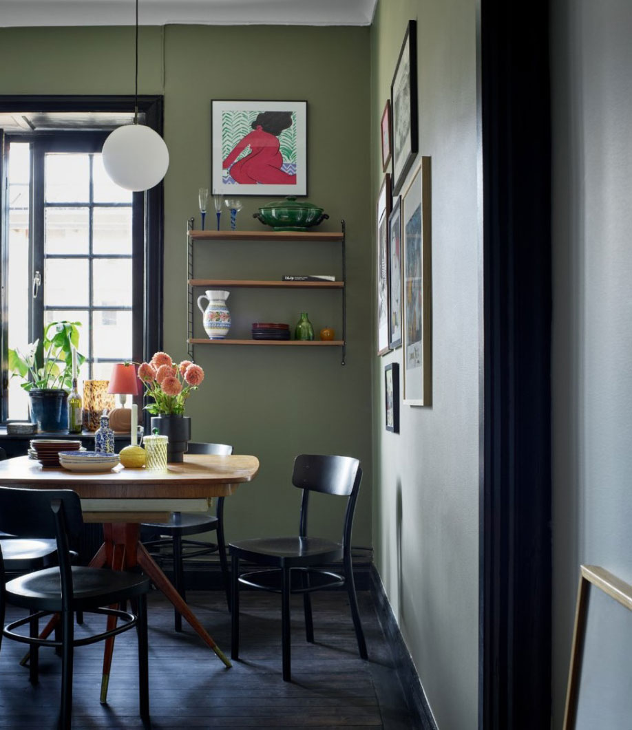 色彩斑斓的斯德哥尔摩公寓-13