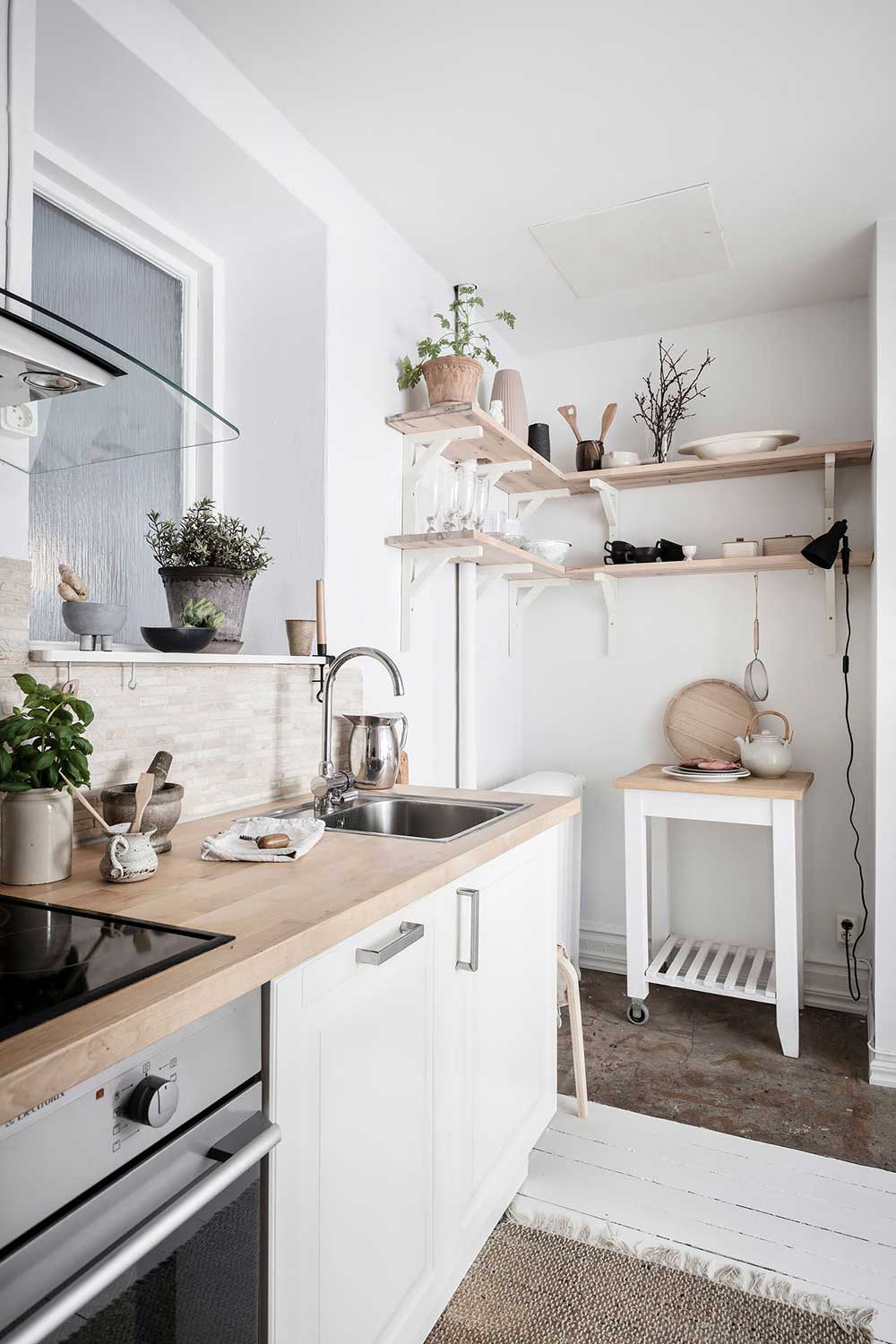 瑞典 38 平方小白公寓,loft 风格设计亮点评析-17