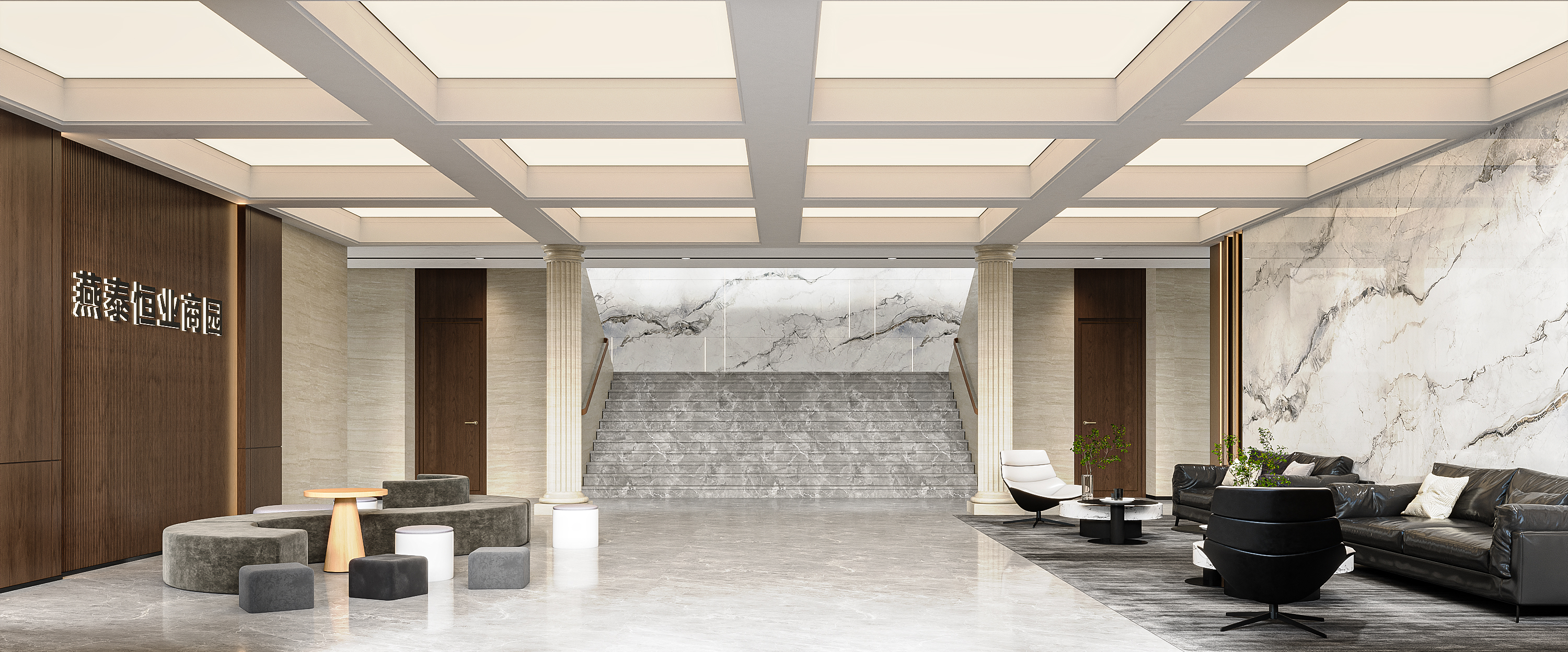产业园区办公室|以现代极简为骨融雅致质感为魂 ​​​-7