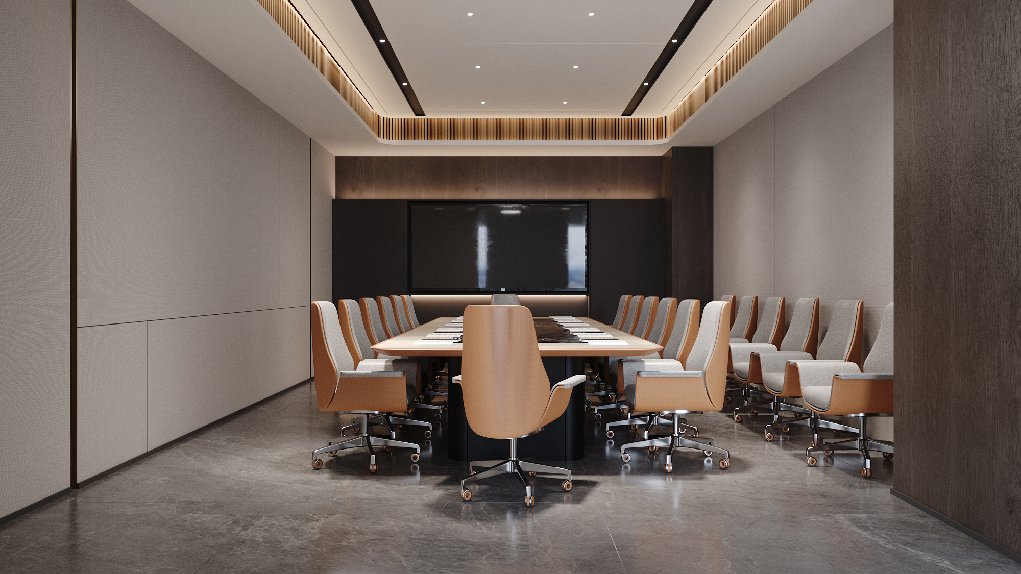 临雅奢意空间韵味办公空间设计-18