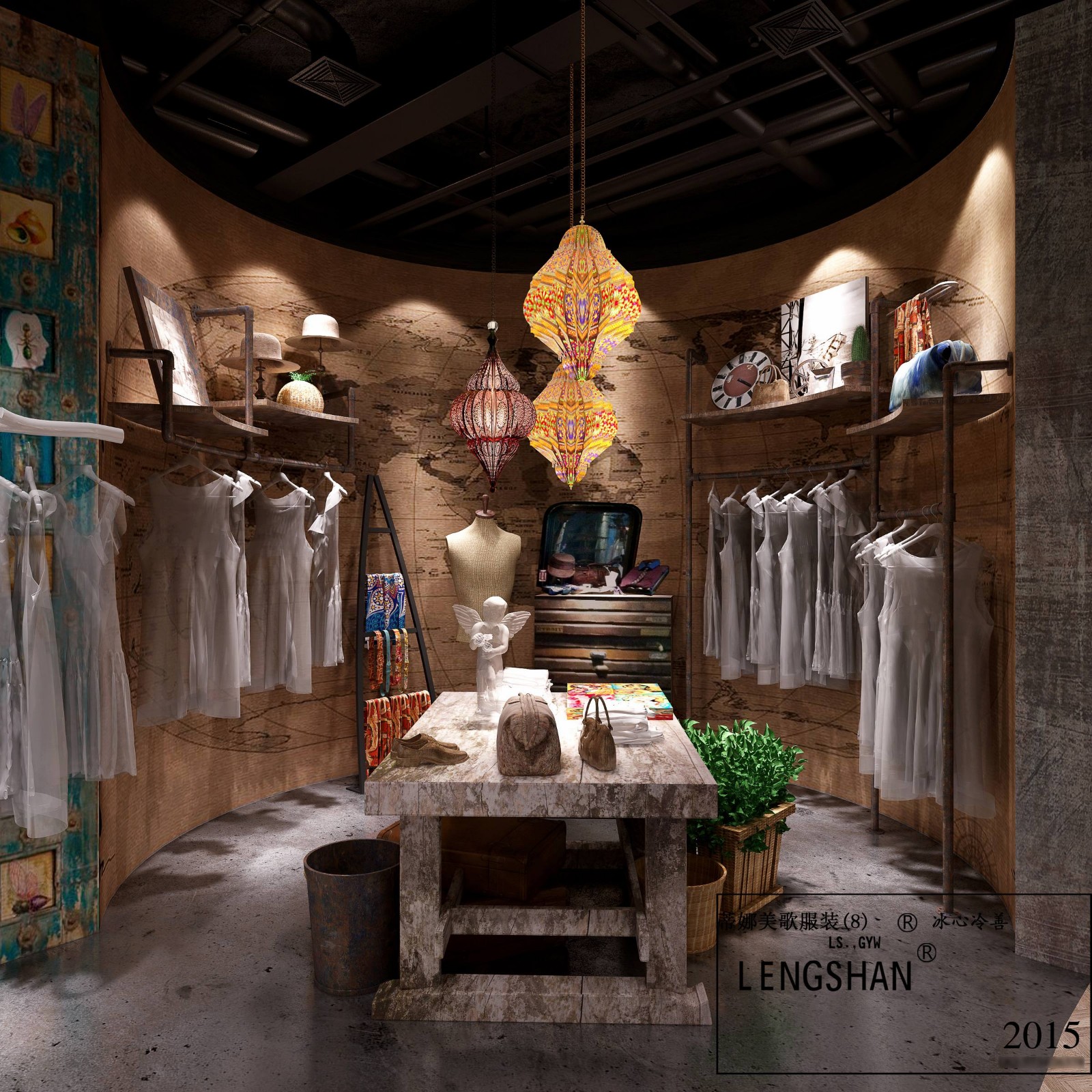 深圳无影空间设计打造蒂娜美歌服装旗舰店-8