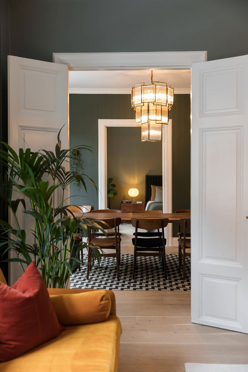 斯德哥尔摩活力橙公寓，复古风情的时尚空间-7