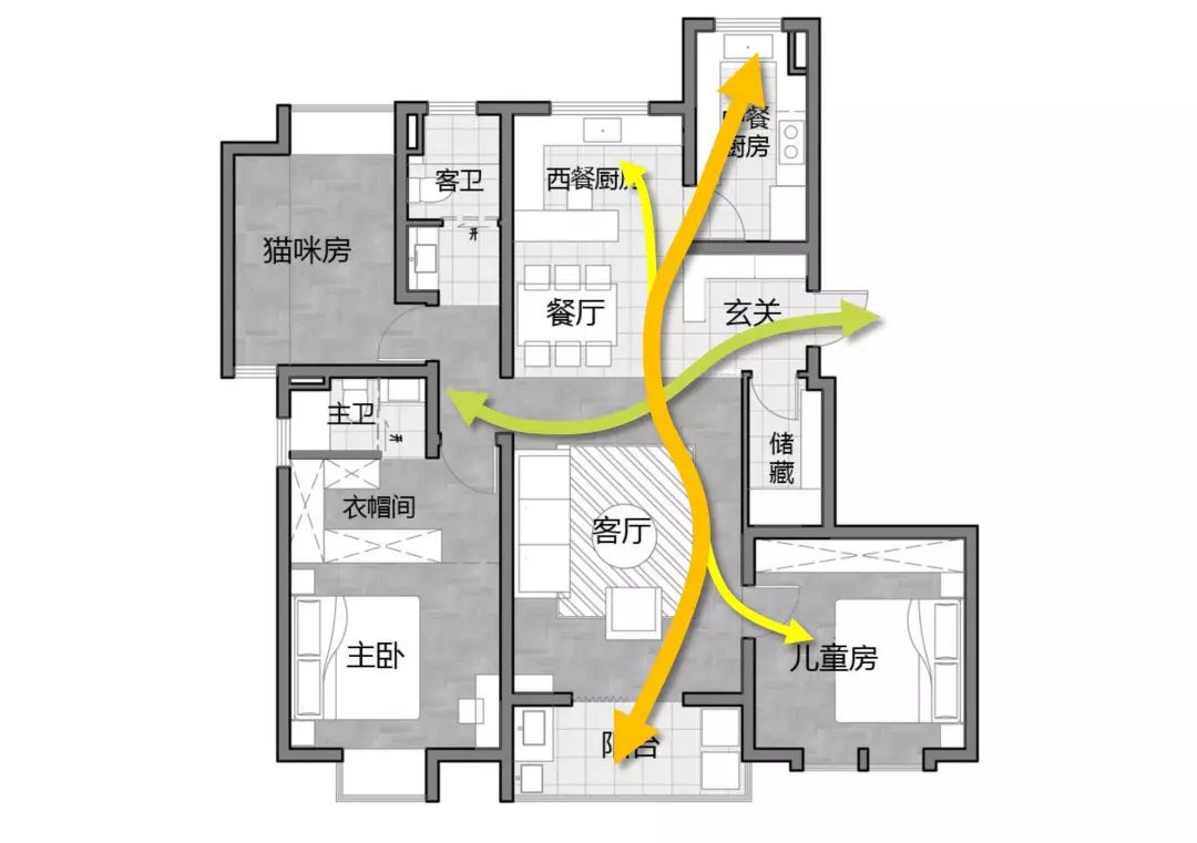 110㎡旧房改造-24