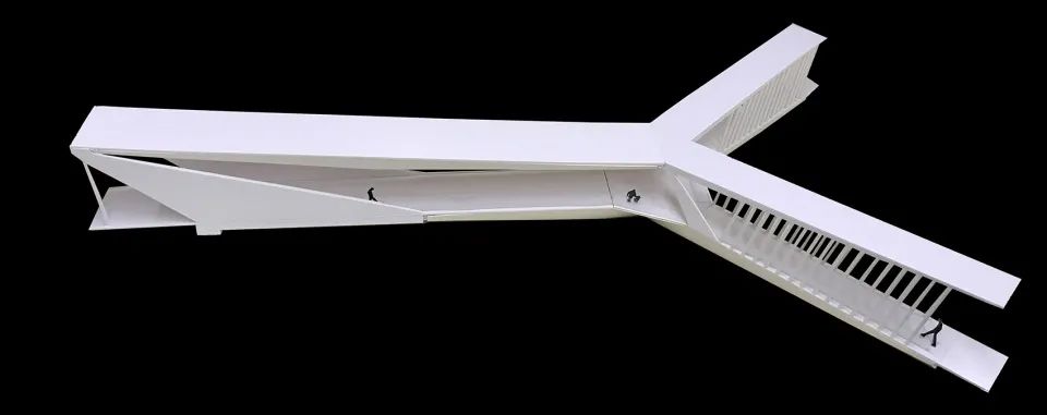 深圳坪山高级中学跨河人行桥 | 结构与空间的美学统一-49