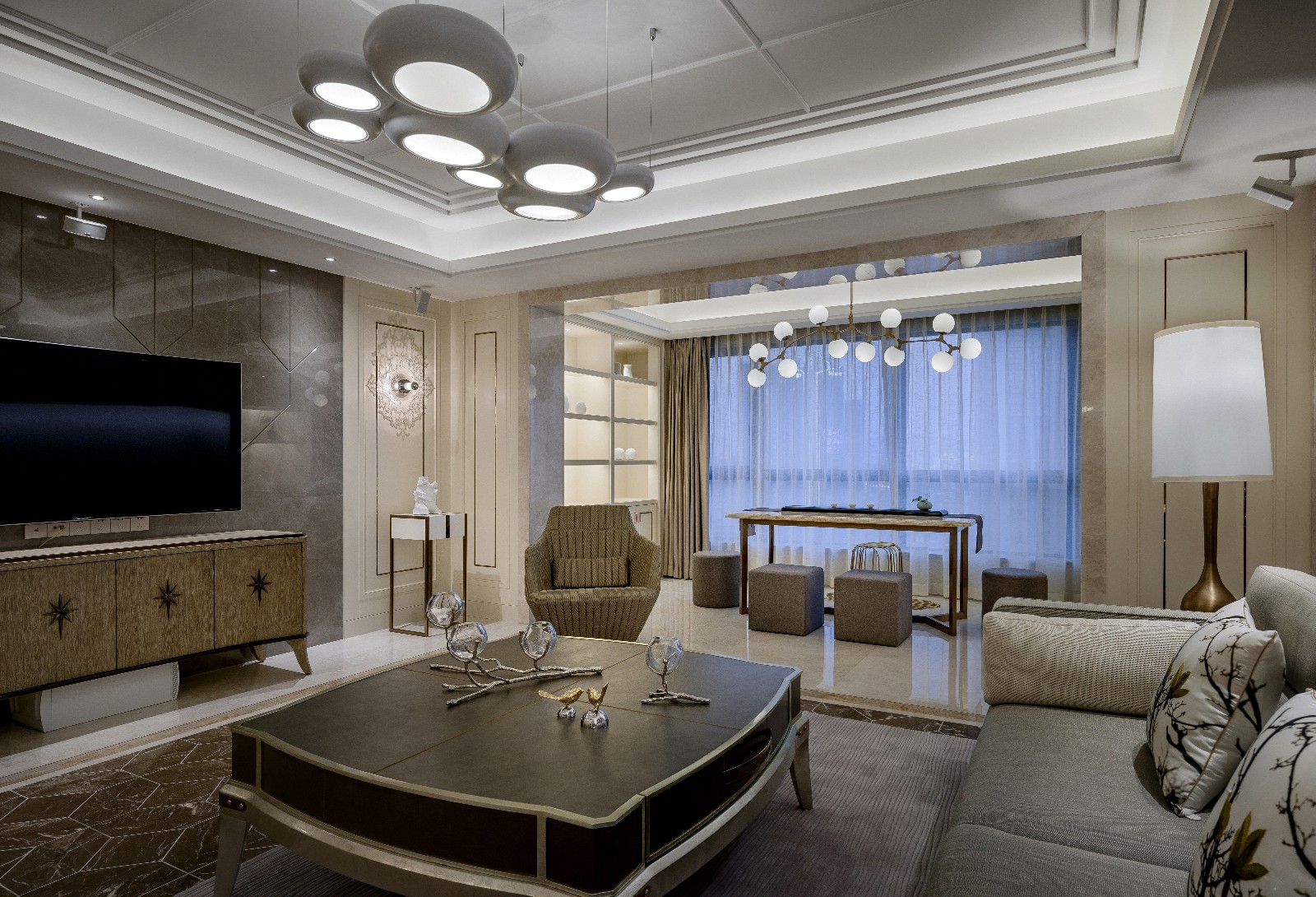 50度灰——246㎡福州融桥外滩样板房-8