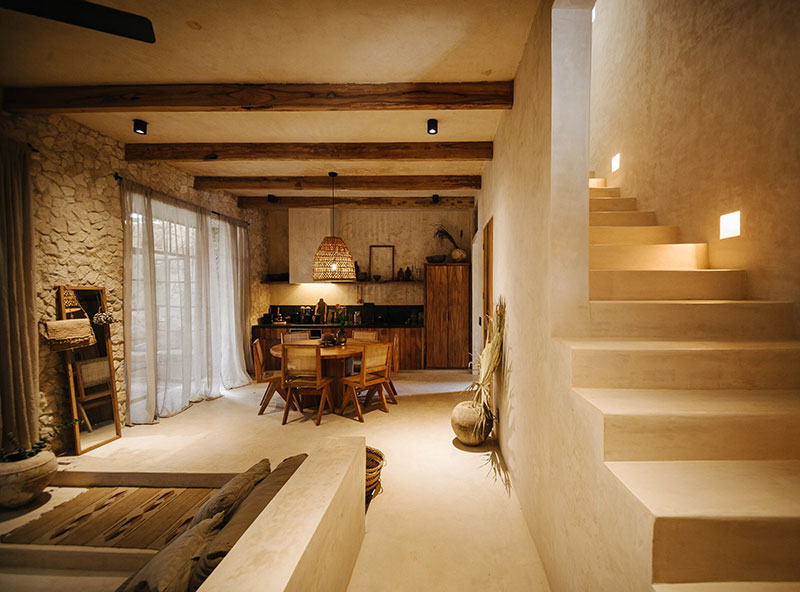 墨西哥图伦绿色环绕的异域别墅-8