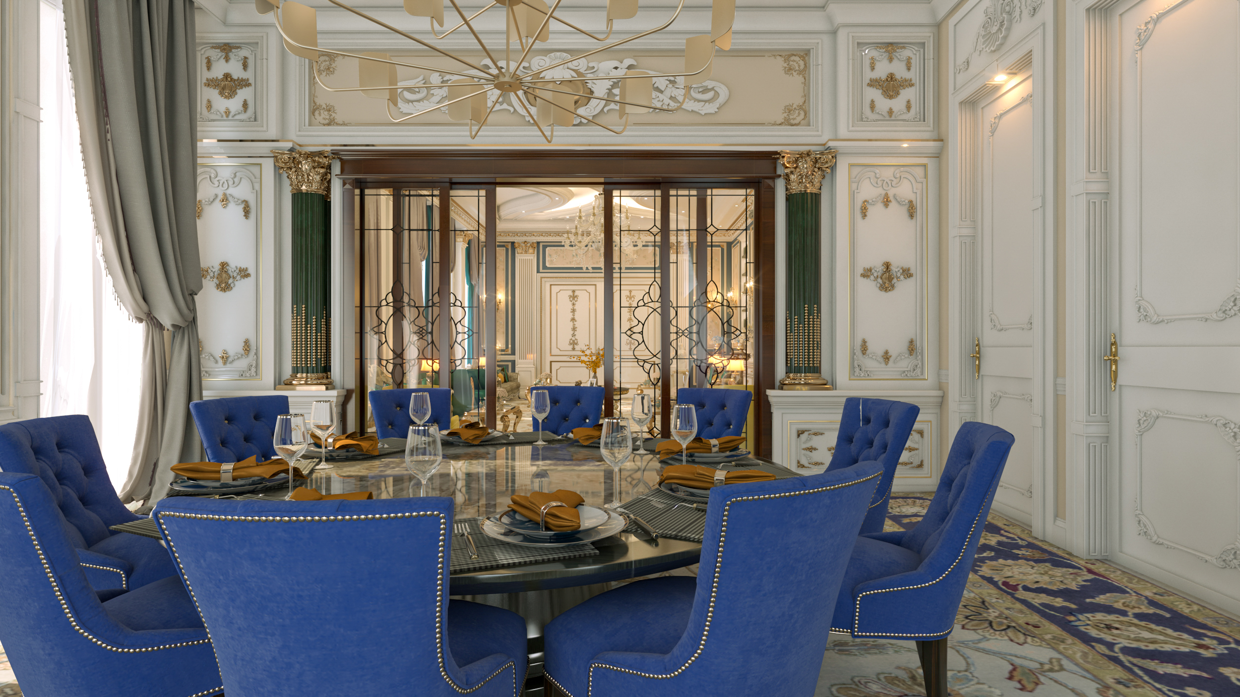 Majles & Dining Room ( Saudi arabia )-5