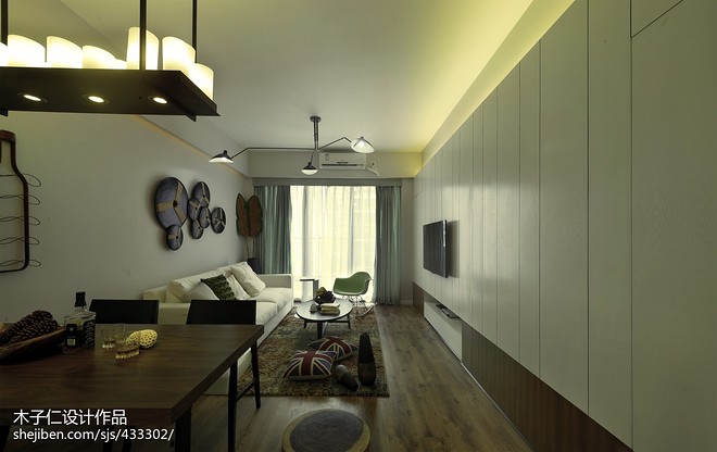 30万元样板间87平米装修案例（水榭春天  心窝）丨深圳木子仁室内设计事务所-15