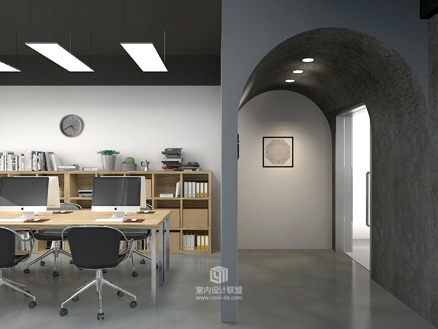 （北欧装修风格＋loft装修风格）x性冷淡的办公室设计-10