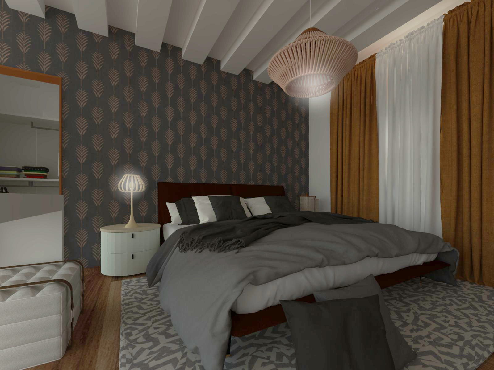 半地下山地风格地下室设计丨Fadoua.oua-13