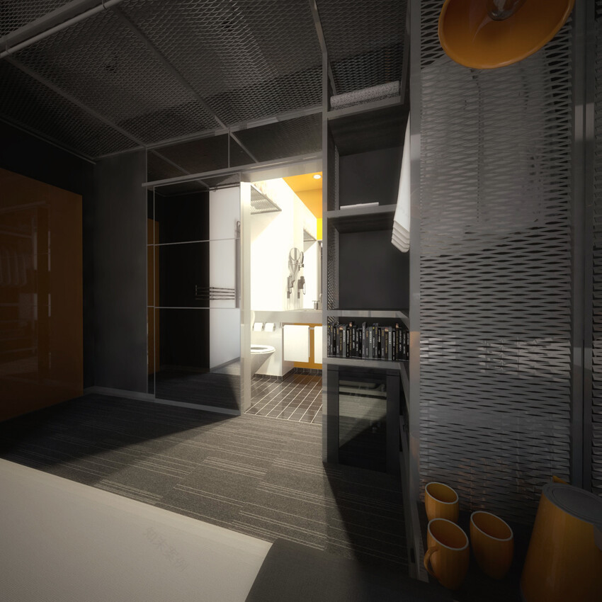 废弃商业区重生,汽车元素打造的环保时尚酒店-23