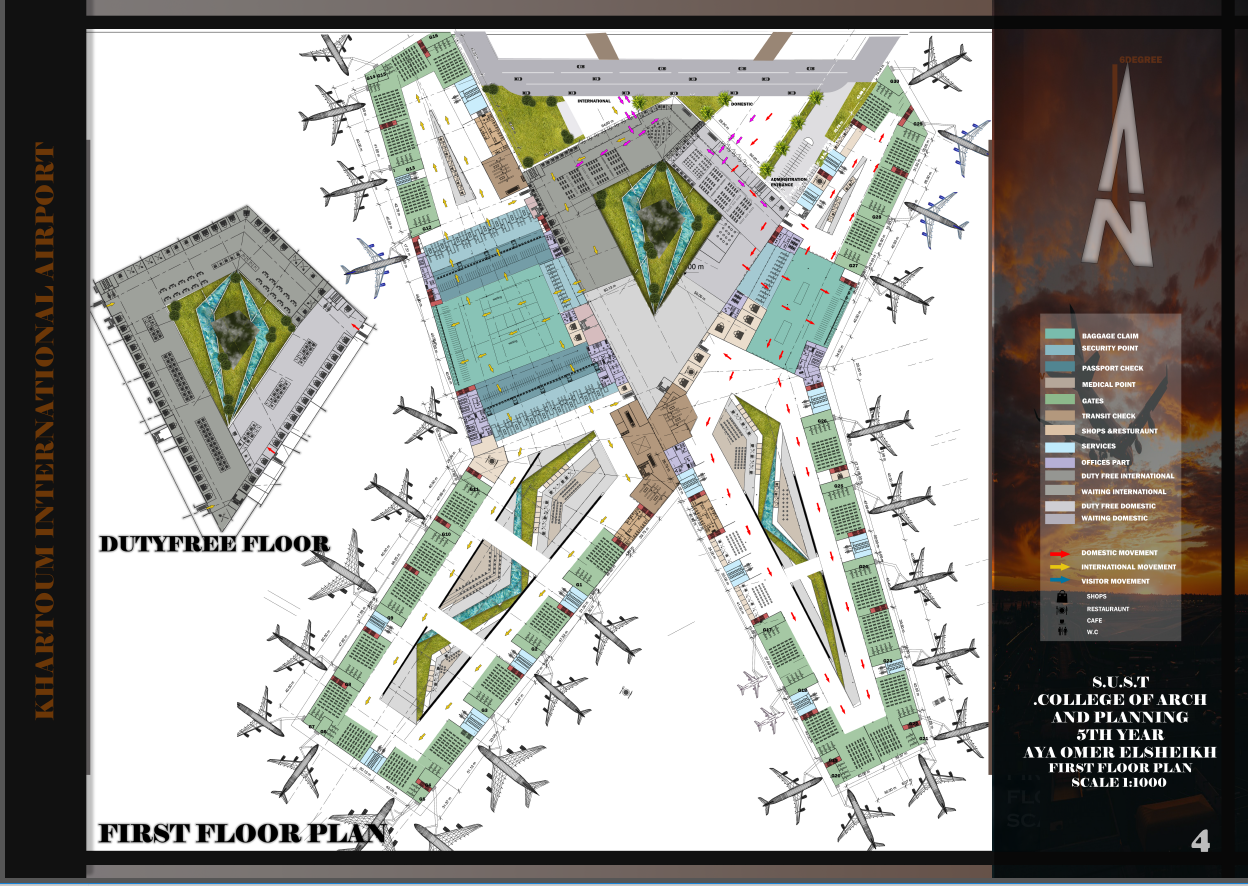 Graduation project - Khartoum international airport-6