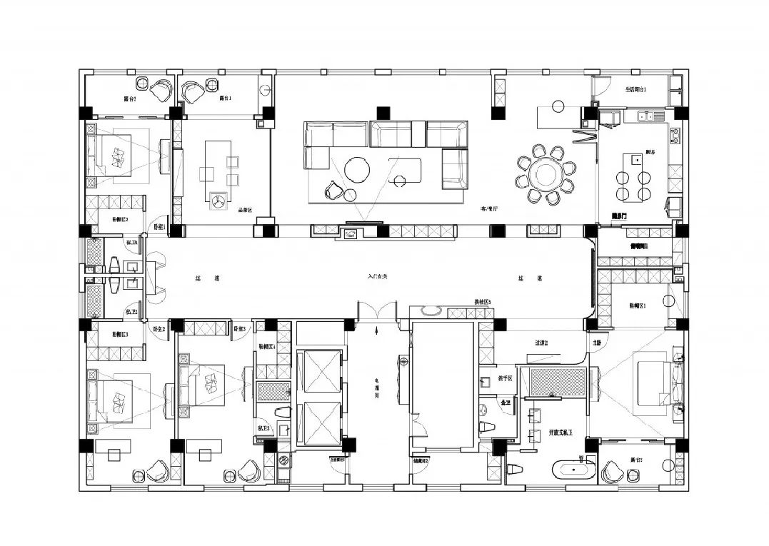 泉州 485m²现代简约平层 | 极简生活，纯粹享受-16