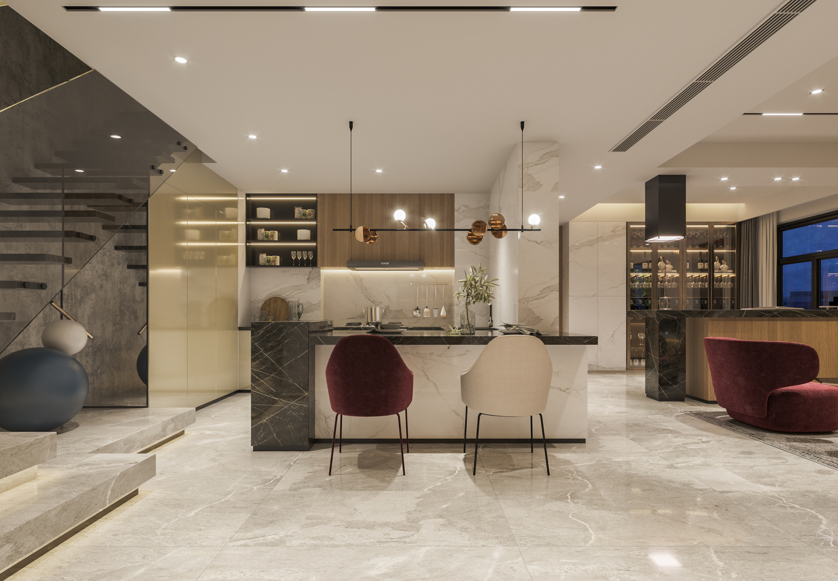 新月半岛简约时尚空间设计-20