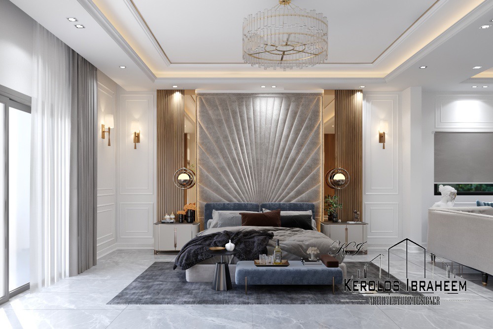 Neoclassic Masterbedroom with its bathroom and dressing-0