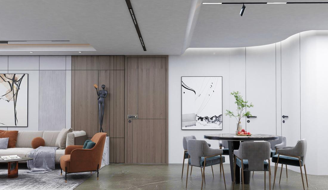 现代大平层设计|朱延根-5